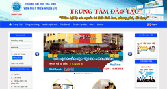 Desktop Screenshot of online.tvu.edu.vn