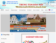 Tablet Screenshot of online.tvu.edu.vn