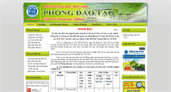 Desktop Screenshot of daotao.tvu.edu.vn