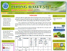 Tablet Screenshot of daotao.tvu.edu.vn